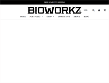 Tablet Screenshot of bioworkz.com
